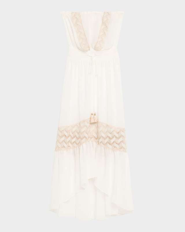 Dorian Strapless Midi Dress